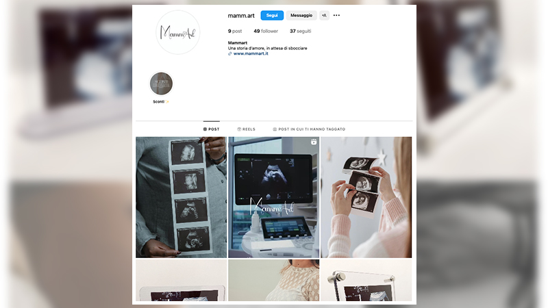 Mammart Instagram - Gestione social media e contenuti